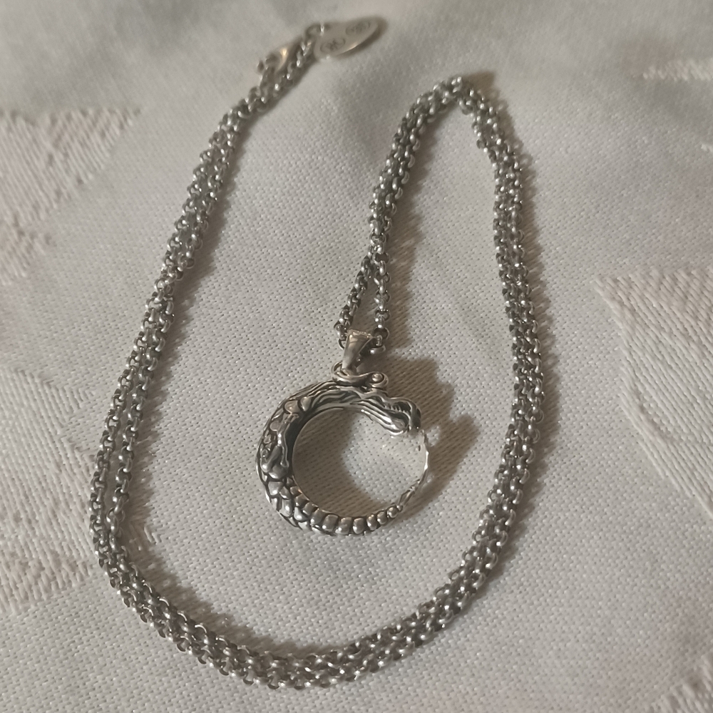John Hardy Legends Naga Dragon Necklace, SS - Picture 3 of 10